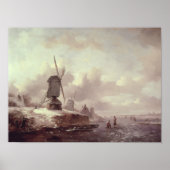 Poster Paysage d'hiver 2 (Devant)