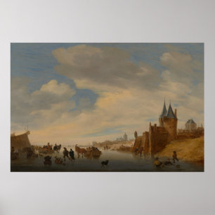 Poster Paysage d'hiver à Arnhem   1653