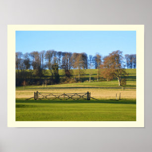 Poster Paysage d'hiver à Somerset