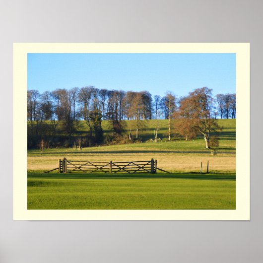 Poster Paysage d'hiver à Somerset (Devant)