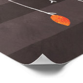 Poster Paysage d'hiver Art Arbre (Coin)