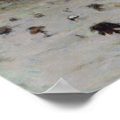 Poster Paysage d'hiver au coucher du soleil (Coin)