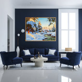 Poster Paysage d'hiver, Bessonof