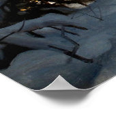 Poster Paysage d'hiver éclairé par le soleil par Peder Mo (Coin)