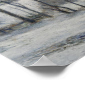 Poster Paysage d'hiver (par Paul Gaugin) (Coin)