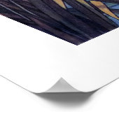 Poster Paysage d'hiver Peinture 9 Eagles Cheakamus River (Coin)