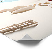 Poster Paysage d'hiver scandinave en 3D (Coin)