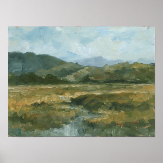 Poster Paysage d'Impasto III (Devant)