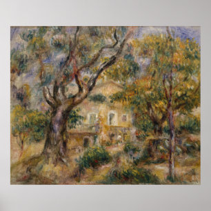 Poster Paysage doré estival Renoir Cottagecore