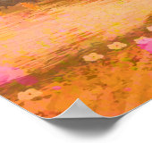 Poster Paysage Dreamy Rose Orange (Coin)