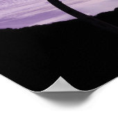 Poster Paysage du ciel pourpre (Coin)