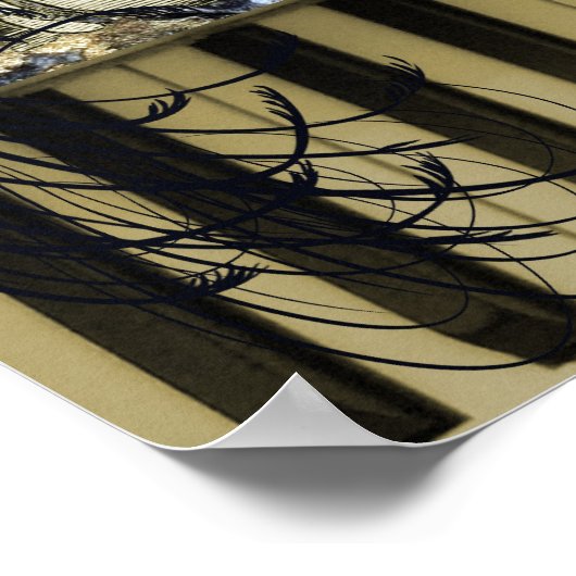 Poster Paysage du clavier (Coin)