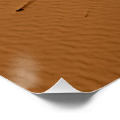 Poster Paysage du désert des dunes de sable (Coin)