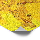 Poster Paysage du drapeau ukrainien (Coin)