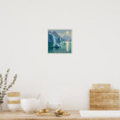 Poster Paysage du glacier de l'Alaska (Cuisine)