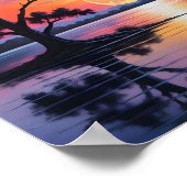 Poster Paysage du lac (Coin)