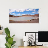 Poster Paysage du lac sur l'affiche de l'Altiplano (Bureau à domicile)