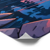 Poster Paysage du lac Tahoe (Coin)