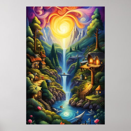 Poster Paysage du livre de contes 2 (Devant)