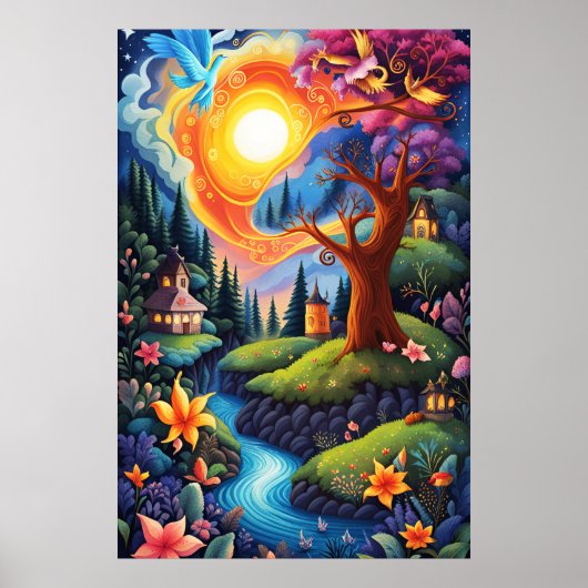 Poster Paysage du livre de contes 3 (Devant)
