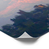 Poster Paysage du Mont Rainier Alpenglow (Coin)