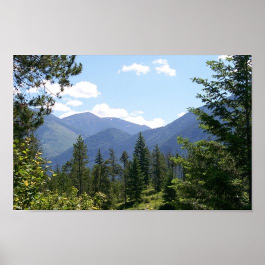 Poster Paysage du Montana (Devant)
