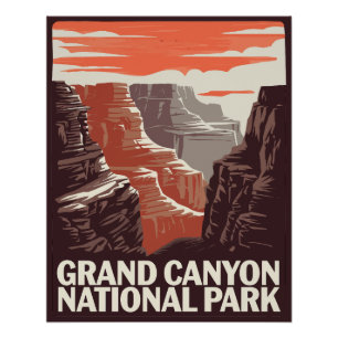 Poster Paysage du parc national du Grand Canyon