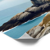 Poster Paysage du phare Côte Océan Calme Paysage (Coin)