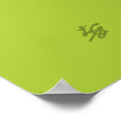 Poster Paysage du printemps de Bluebird (Coin)