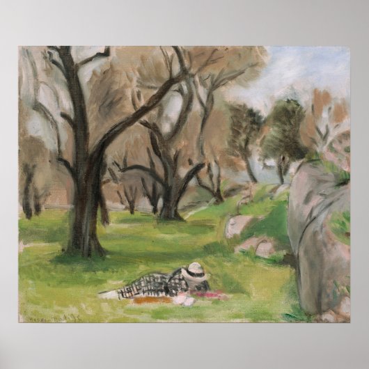Poster Paysage du sud de Matisse (Devant)