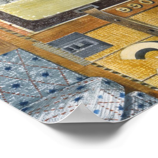 Poster Paysage Du Train Par Eric Ravilit (Coin)