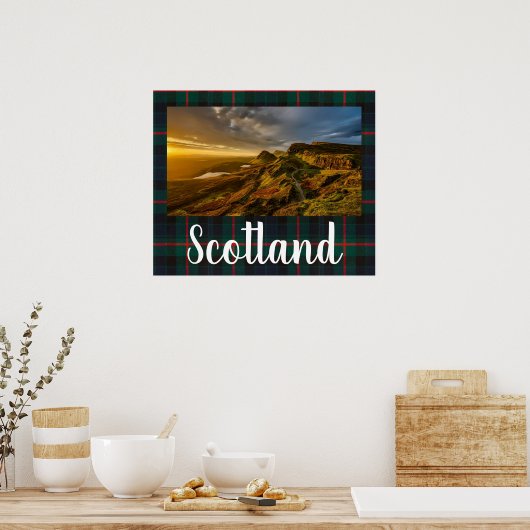 Poster Paysage écossais (Cuisine)
