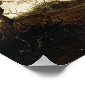 Poster Paysage en bois (huile sur panneau) (Coin)