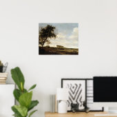 Poster Paysage en bois (huile sur panneau) (Bureau à domicile)