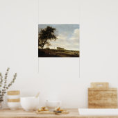 Poster Paysage en bois (huile sur panneau) (Cuisine)