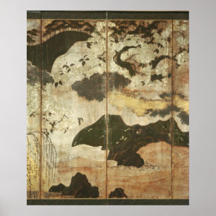 Poster Paysage ensoleillé