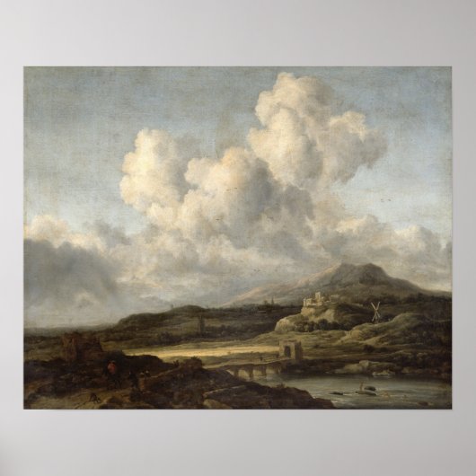 Poster Paysage ensoleillé (Devant)