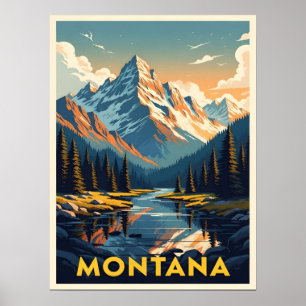 Poster Paysage époustouflant du Montana