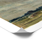 Poster Paysage étendu avec nuages gris, vers 1821 (huile (Coin)