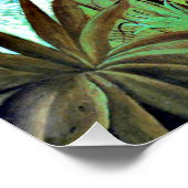 Poster Paysage exotique avec Lion et Lioness, (Coin)