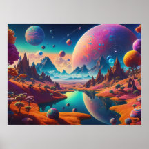 Paysage extraterrestre