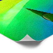 Poster Paysage Fantastique Arc-en-ciel de Collines (Coin)