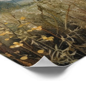 Poster Paysage fleur sauvage, peinture de champs de fleur (Coin)