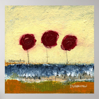 Poster Paysage floral enivrant par Dan Robertson