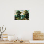 Poster Paysage fluvial (Cuisine)