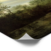 Poster Paysage fluvial, 1645 (Coin)