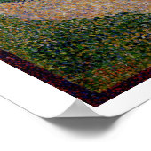 Poster Paysage fluvial avec bateau (Coin)