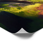 Poster Paysage forestier (Coin)