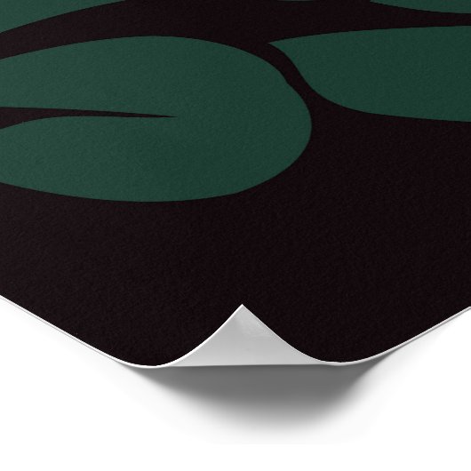 Poster Paysage forestier (Coin)