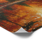 Poster Paysage forestier au lac Impasto (Coin)